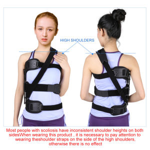 侧弯脊柱矫正器 High Quality Free Size From 125cm To 190cm Tall Teens Youngstesr Adults Adjust Spine Scoliosis Brace Bad Posture Corrector Back Spinal Support Auxiliary Orthosis Postoperative Recovery Fracture