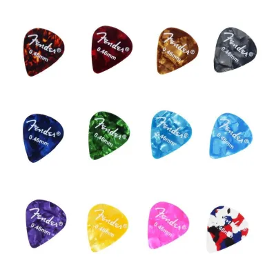 Pick Gitar Fender Celluloid (0.46 mm) Standard Guitar Pik PBF-046