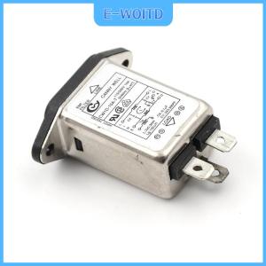 【E-WOITD】 1pcs EMI RFI FILTER AC 250V 10A CW1D-10A-T Suppressor Power Line NOISE FILTER 0ครับ 0ครับ 0ครับ 0ครับ 0ครับ