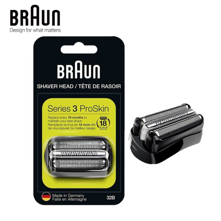 Braun 32B Electric Shaver Razor Blade Series 3 Replacement Cassette ...