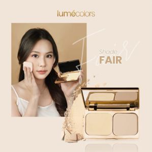 Bedak Lumecolors Compact Powder Ori Bedak Lumecolors Compak Powder Tahan Lama Penghilang Flek Bedak Lumecolors Padat Tahan Air dan Keringat Bedak Glowing
