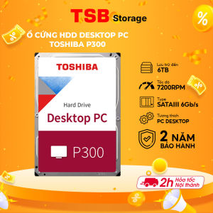 Ổ cứng HDD gắn trong Toshiba P300 cho Desktop PC 3.5inch - Hàng Chính Hãng