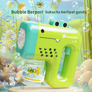 Mesin Gelembung Mainan Jerapah / Buaya Bentuk Tombol Mesin Gelembung Mainan Anak