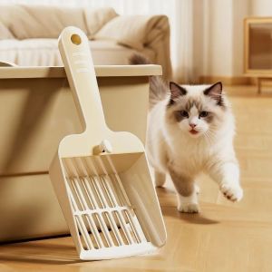 OUTOPEN Đã bị khoét rỗng Xẻng xúc cát vệ sinh cho mèo Tính năng treo Lỗ có thể điều chỉnh Dụng cụ xúc phân mèo Bền bỉ Sàng lọc nhanh Dụng cụ sàng lọc chất thải Hộp vệ sinh cho mèo