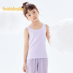 BalabalaChildren เสื้อกั๊กเด็กผู้ชายและเด็กผู้หญิงทารกเด็กโตสบายเป็นมิตรกับผ้าฝ้ายบริสุทธิ์แขนกุดสองชิ้น