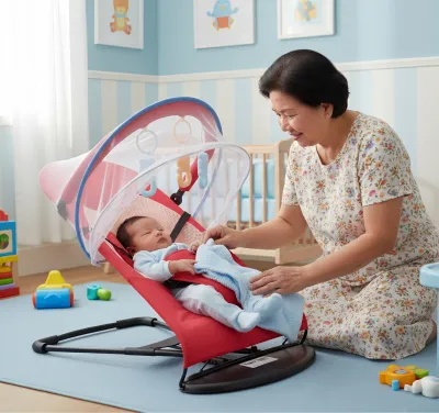 Baby rocking chair baby recliner crib newborn baby rocker sleeping crib bouncer Duyan for baby