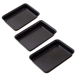 Carbon Steel Baking Tray Nonstick Coating Deep Structure for Cakes Breads and Pastries Oven Safe Cooking Roasting Pan