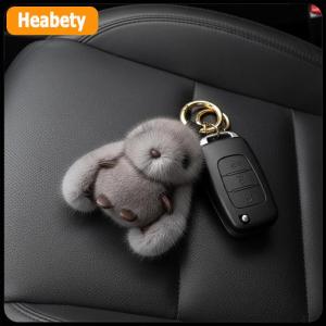 【2-3 ngày giao hàng】 Sang trọng thỏ Keychain dễ thương Fluffy pompon Bunny mềm Túi Mặt dây chuyền vài món quà cho cô gái túi xách Phụ Kiện