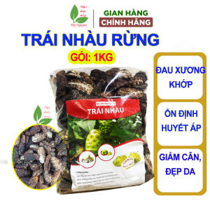 Trái nhàu khô (gói 1kg) quả nhàu rừng sấy khô sạch sẽ tốt xương khớp rối loạn tiêu hóa