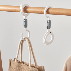 1/2 Pcs Baby Stroller Hooks Clips 360 Degree Rotate Mommy Bag Hanger Adjustable Stroller Accessories High Load-bearing