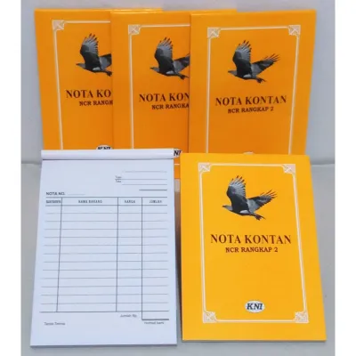 (2 & 1 Ply) Buku Nota Kontan KNI Kecil / Nota Kontan 2 & 1 Rangkap