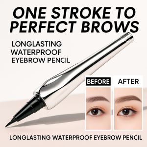 [Waterproof Dual-ended Brow Pencil ] Longlasting Ultrafine Eyebrow Pencil Nonfading Eyebrow Powder Multicolor Smudgeproof Natural Makeup Hairline Eyelashes Brow
