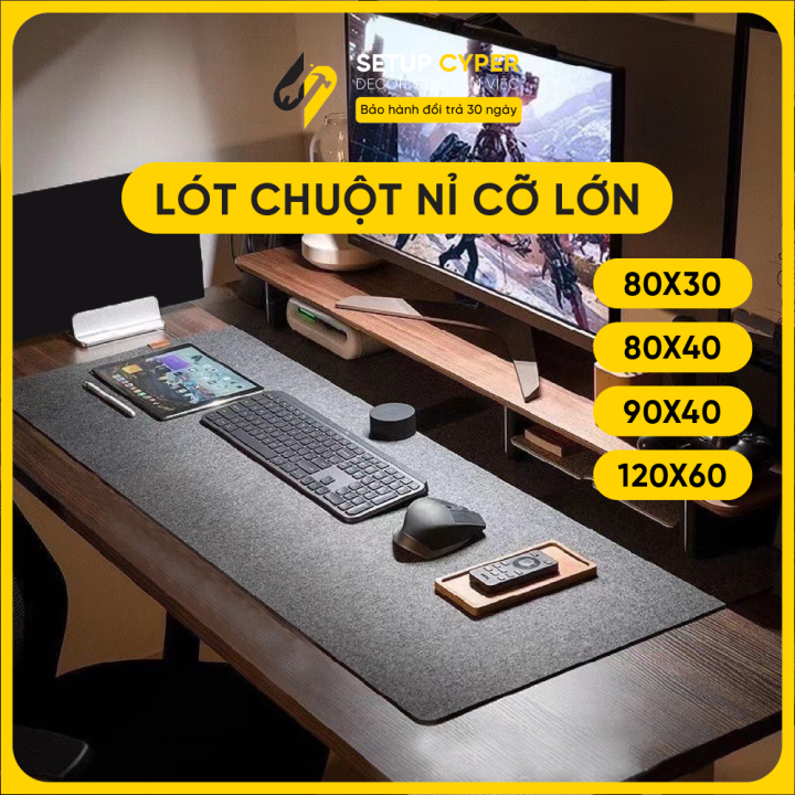 Miếng Lót Chuột Cỡ Lớn, Thảm Nỉ Trải Bàn Làm Việc Cực Sang Trọng Pad ...