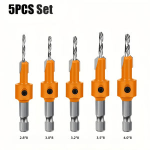 1Pcs Hexagonal Shank Sinker Drills8mm 2.8-4.0mm conical sizedrilling and opening tools for screws