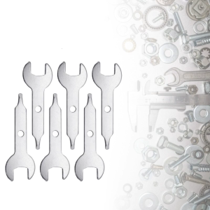 Pack of 6/10 Stainless Steel Collet Wrench Key Tool Engraving Machine Equipment Ergonomic Nut Spanner Replacement