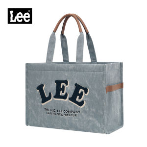 LEE Branded Large Tote Bag For Women With 14" Laptop Capacity Korean Shoulder Shopping Bag For Lady Office Books Hand Bag For School Student Girls