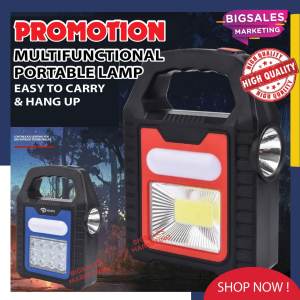 USB Rechargeable COB or LED Multifunctional Emergency SOLAR Portable Lamp Working Light