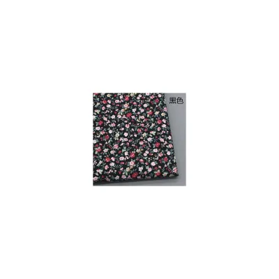 【Gear Harbor】 Small Flower Fresh Pure Cotton Printed Poplin Clothing Fabric for Dresses Shirts Handmade DIY Fabric 50x145cm TJ20326