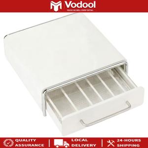 1-Tier Coffee Pod Drawer Easy To Clean Coffee Pod and Tea Bag Holder Rustproof for Home Office Hotel Kitchen Counter
