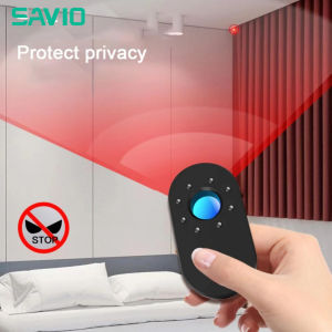 SAVIO Hotel Anti-Candid Camera Detector Prevent Monitoring Hotel Handheld Anti Peeping Theft Alarm Infrared Detector Security Protection Sensor