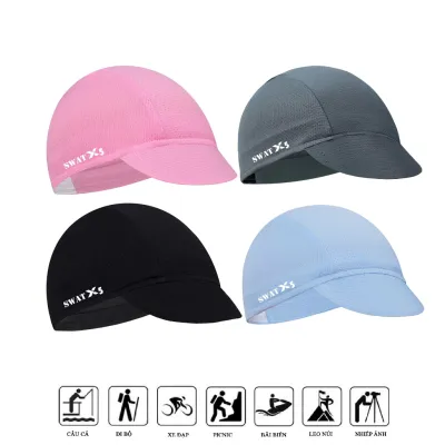 Mũ vải đi xe đạp SWAT X5 mũ lưỡi trai thể thao vải thoáng khí thân thiện với da đầu thấm hút mồ hôi