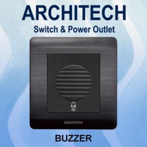 ARCHITECH Platinum B9-K37 Doorbell 1W Buzzer Bel Pintu Black