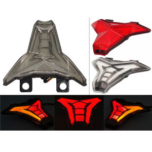 For Kawasaki Ninja 400 250 2018 2019 2020 2021 2022 2023 2024 Rear Tail Light Brake Turn Signals Integrated LED Light