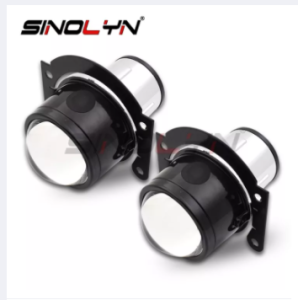 Sinolyn H11 H8 H9 HIDไฟตัดหมอกUniversal Bi-Xenonโปรเจคเตอร์เลนส์กันน้ําสูงต่ําไฟ2.5 /รถจักรยานยนต์อุปกรณ์เสริมRetrofit DIY