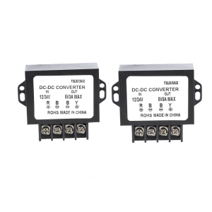 DC12~24V to 5V 3A/5A Power Converter Module Car Power Adapter Voltage Regulator Adapter for 5V Electronic Products