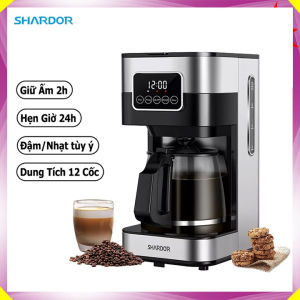 [BH 1 NĂM] Máy pha cà phê tự động cao cấp Shardor CM1429TA-GS 1500ml - Hàng Nhập Khẩu