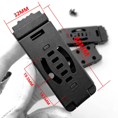 Coolmanloveit Universal Outdoor Gears Holder Small Strap System Belt Clip for Kydex Holster IWB Cover