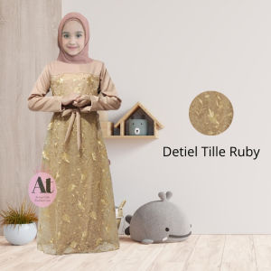 Atahaillah Jelita kid - Gamis Brokat Tille Anak Perempuan Cewek Remaja tanggung Pesta Kondangan Model Terbaru 2021 usia 6 - 12 tahun terbaru kekinian lebaran 2023 mewah elegan usia balita