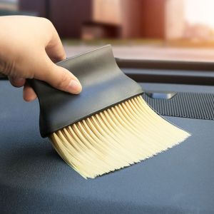 แปรงปัดฝุ่น ไม้ปัดฝุ่นรถยนต์ ที่ทําความสะอาดคีย์บอร์ด ช่องว่างขอบหน้าต่าง แปรงทำความสะอาดตามซอก แปรงขนนุ่มไม้ ไม้ปัดฝุ่