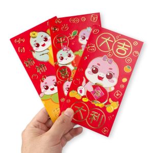 Pinky Bee Angpau Hongbao Ular Panjang Gold Premium Imlek 71014900