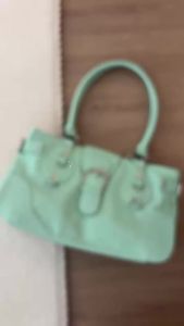 Luxury Y2k Motorcycle Rivet Pu Leather Tote Bag Vintage Mint Green Large Capacity Shoulder Bag Fashionable Simple Women Bag New2026