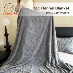 Dansunreve ผ้าห่มสักหลาดลายตารางหมากรุกนุ่มสบายผ้าห่มธรรมดา