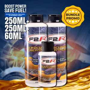 F2R Engine Treatment 2-Bottle Pack 250mL + 60mL  Boost Engine Performance & Fuel EfficiencyFast Shipping
