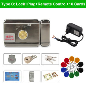 Cửa Phòng Khóa Thẻ Từ Thông Minh 125KHZ Khóa Nhà Điện Tử Khóa Cửa Bàn Phím DC12V Điều Khiển Từ Xa Không Dây Khóa ID Khóa Kiểm Soát Ra Vào