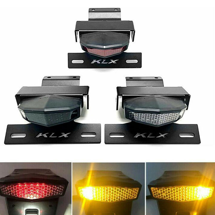 KLX230 LED Tail Light Turn Signal Fender Eliminator Motorcycle License