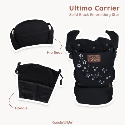 CuddleMe Ultimo Carrier Gendongan Bayi 4 Posisi Gendong bayi SSC M Shape Hipseat Instan Praktis