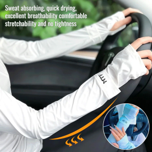 Hand Protection Loose Fit Sunscreen Sleeves Sunscreen not Tight Quick-drying Quickly Lowered by 5° C