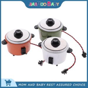JiaShuo Baby Toy 1Pc 1:12 Dollhouse Miniature Rice Cooker Kitchen Accessories Decoration Toy