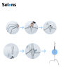 Selens C Stand Stainless Steel Heavy Duty Stand Tripod Max Height 10ft Adjustable Reflector Stand for Photo Studio Lighting Video Reflector Monolight Softbox Other Equipment. 