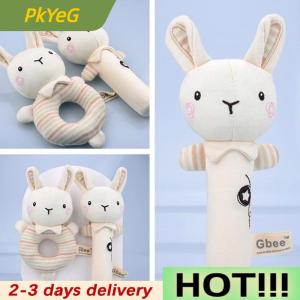 PkYeG Baby Rattles Soft Cartoon Cute Plush Animal Toys Child Educational Handbells