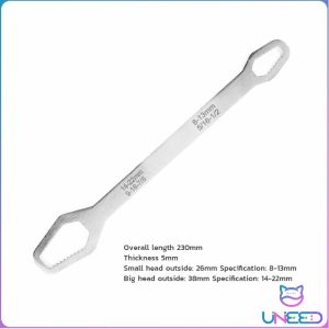 Need Universal Wrench Tool Plum Wrench Double-Head 8-22mm Chrome Vanadium Steel