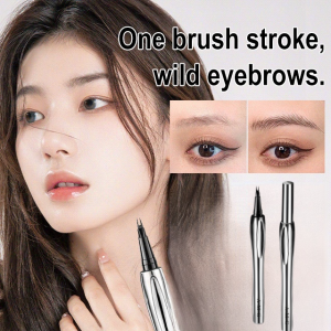 【Distinctive Wild Brow】Dual-Ended Brow Pencil Longlasting Waterproof Eyebrow Pencil Split Eyebrow Pencil Two-Pronged Eyebrow Pencil Non-Fading Ultra-Fine Eyebrow Pencil Waterproof Natural Multi-Functional Eyebrow Pencil