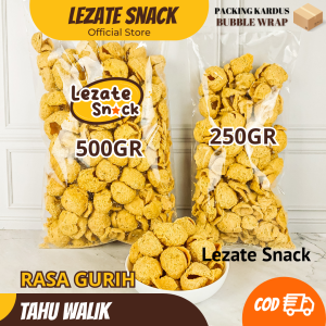 Keripik Tahu 500 Gram Murah Gurih Renyah Enak Kiloan / Kripik Tahu Walik / Tahu Sumedang Lezate Snack