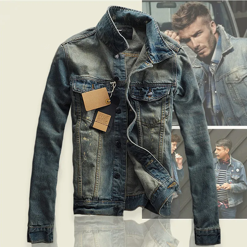 ZeroDis Mens Denim Jacket Men s Bomber Thin Ripped Denim Jacket Male Cowboy Jeans jackets jeans jacket for men Lazada