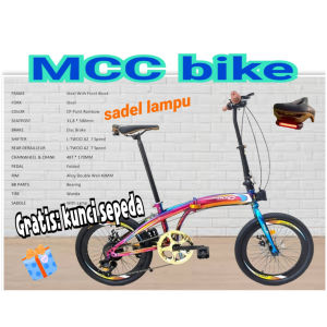Sepeda Lipat 20 Inch MCC Bike RAINBOW: Sebuah Pilihan Praktis untuk Perjalanan Singkat