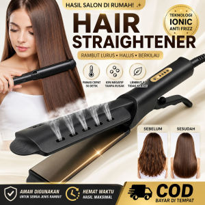 Pelurus Rambut Hair Straightener Catok Catokan Lurus Plat Lebar Original Ion Laz COD Bayar Di Tempat